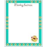 Monkey Business Magnetic Dry Erase Board with Dry Erase Marker (Great Gift Idea)