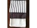 Chocolate & Cream Pack of 3 Tea Towels 100% cotton Hand Woven Kitchen Towels 50x70cm In Coordinating Waffle, Check and Solid Combination/ Washable at 60 Deg C / Homescapes Brand/Postage refund of 2.00