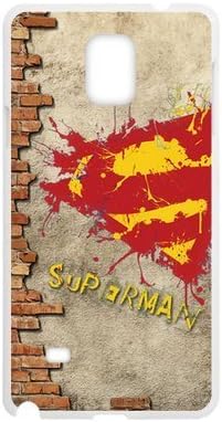 Cool Collectibe Design Superman Mark With Brick Wall Sticker Case Cover for SamSung Galaxy Note4 (Laser Technology) Design By WBQ STORE