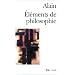 �l�ments de philosophie