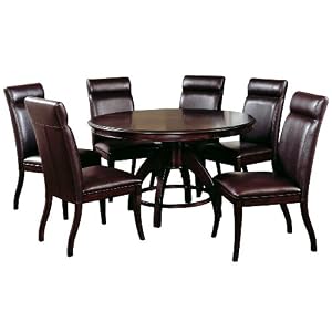 Hillsdale Nottingham Round 7-Piece Dining Set, Dark Espresso, Set Includes 1-Table and... by Hillsdale Furniture
