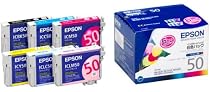 EPSON インクカートリッジ(6色セット) IC6CL50