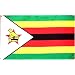 Zimbabwe National Country Flag - 3 foot by 5 foot Polyester (New)