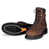 Ariat Mens 8 'Rivet' GTX Waterproof Work Boots - Bourbon by Ariat