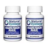 Natural Systems 2 PACK Hair/Skin Nail 2x60 capsules Antioxidant Antiageing Vitamins