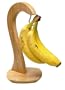 T&G Porta banane in legno naturale di hevea