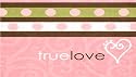 Valentine's Day Chocolate Bar- True Love Pink Design, Dark Chocolate