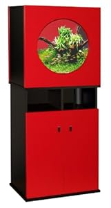 Aquatlantis Aquarium + Meuble Aquadeco Junior 1 Rouge / Noir