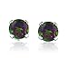 5MM Round Mystic Topaz Stud Earrings in Sterling Silver 1ct tgw