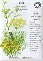 Dill Bouquet Certified Organic Heriloom Seeds 600 Seeds