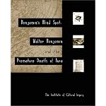 Benjamin's Blind Spot: Walter Benjamin and the Premature Death of  Aura book cover