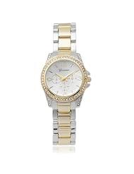 Brinley Co. Womens Rhinestone Accent Link Watch