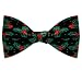 Holly Pretied Bowtie by Bowties Unlimited - Black Silk