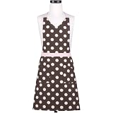 Gourmet Classics Chocolate Dot Mommy and Me Little Girl Apron