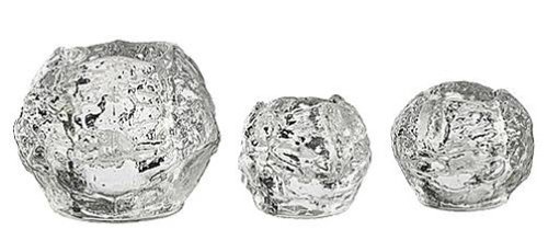 Kosta Boda Snowball Votives of 3