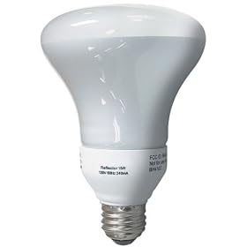 Globe 15-Watt R30 Indoor/Outdoor Compact Fluorescent Flood Reflector Bulb #0737101