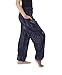 Lannaclothesdesign Women's Smocked Circle Printed Hippie Boho Pants