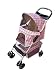 Kitchen & Housewares : Deluxe 4 Wheel Dog Cat Stroller Pet Carrier