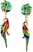 Lunch at The Ritz 2GO USA Parrot Snack Earrings Posts