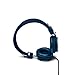 Urbanears Plattan Plus Folding Classic Full Size On-Ear Stereo Headphones with volume control for Apple iPod/iPhone/iPad, Indigo OPEN BOX