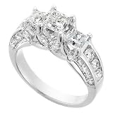 Three-Stone Diamond Ring 3ctw