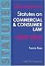 Book Statutes on Commercial and Consumer Law 2004-2005 (Blackstone's Statutes)