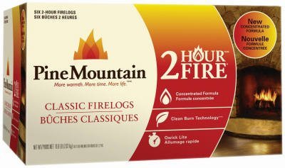 Jarden Home Brands-firelog 4152501201 2 Hour Traditional Fire Log 6pk