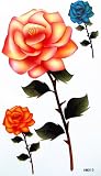 King Horse Waterproof temporary tattoos Champagne rose sexy seductive