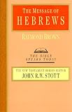 The Message of Hebrews: Christ Above All (Bible Speaks Today)
