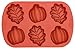 Wilton Silicone Mini Leaf and Pumpkin Mold- Discontinued By Manufacturer