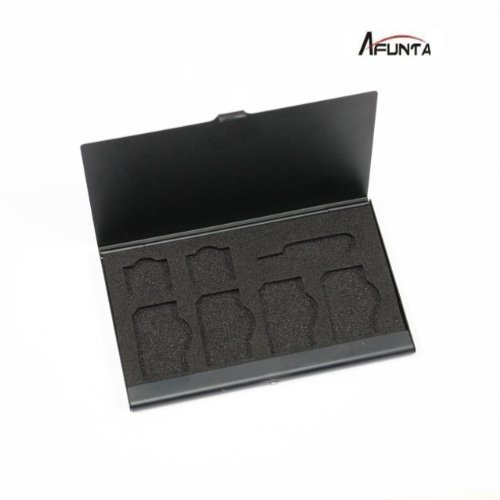 AFUNTA-Aluminum-Memory-Card-Case-Single-Side-for-4-X-Regular-Sim-2-X-Micro-Sim-and-1-X-Needle