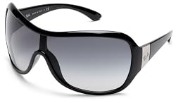 Ray-Ban RB4099 Oversized Shield Aviator Sunglasses