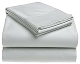 Royal Heritage Home 1000-Thread-Count 100% Cotton Single Ply Sateen King Sheet Set, Willow
