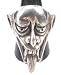 Long Face Gargoyle Pewter Ring