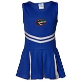 NCAA Florida Gators Toddler Girls Royal Blue Cheerleader Dress (2T)