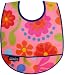 Mimi the Sardine Organic Bib, Pink Flora