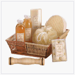 Ginger White Tea Set basket - Style 36403