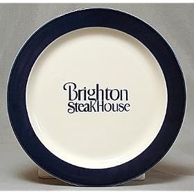 Mayer China (American) 11.75 Inch Dinner Plate - Cobalt Blue - Brighton Steakhouse by Mayer China