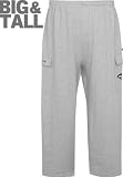 New York Jets Big & Tall Grey Cargo Fleece Pants