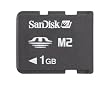 Sandisk Memory Stick Micro (M2) 1GB SDMSM2-001G-A11M (Retail Package)