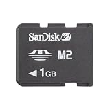 Sandisk Memory Stick Micro 1GB SDMSM2 1024 A10AM (Retail Package)