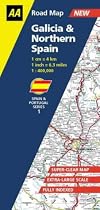 Galicia and Northern Spain (AA Road Map Spain & Portugal)