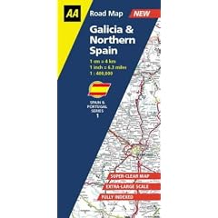 Galicia and Northern Spain (AA Road Map Spain & Portugal)