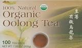 TwinPeak - All Natural Organic Oolong (Wu Long) Tea - 100 Individually Wrapped Tea Bags (7 Oz)