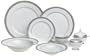 Mikasa Platinum Crown 45-Piece Dinnerware Set, Service for 8