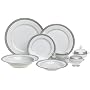 Mikasa Platinum Crown 45-Piece Dinnerware Set, Service for 8