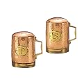 Solid Hammered Copper Salt & Pepper