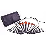 FASH qualité studio 2011 Brosse série cosmétique Set avec étui en cuir simili, de chèvre et de nylon, 21 pièces