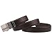 Fanshimite Men's Leather Belt Sliding Buckle Ratchet Belt -Black/Brown（A06/08/10）