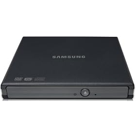 Samsung S084F 8x USB Slim External DVD Drive - Black